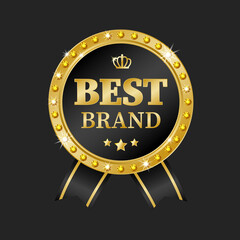 Label design, awarded the golden award "Best Brand". 