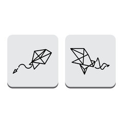 Email vector icon illustration featuring a message envelope symbol for contact and web design