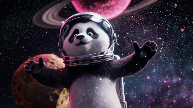 Cosmic paw reaches out near asteroids and ringed planet - Powered by Adobe