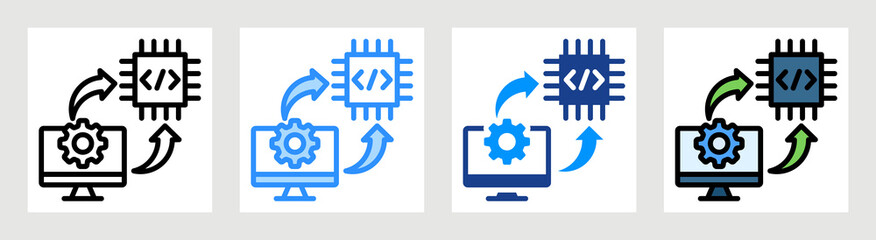 Firmware Icon Collection Set Multiple Style