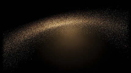 A single, glowing speck of cosmic dust on an epic journey through intergalactic space.
