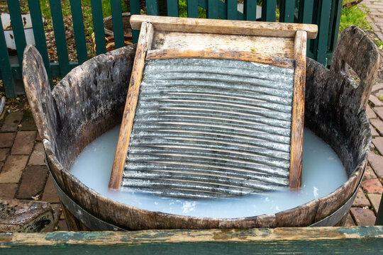 Old washboard in zuiderzeemuseum