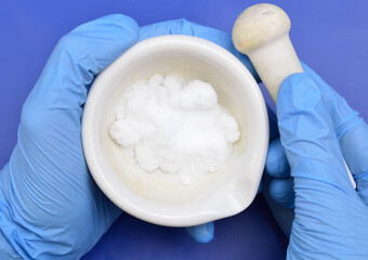 Potassium sodium tartrate tetrahydrate, also known as Rochelle salt