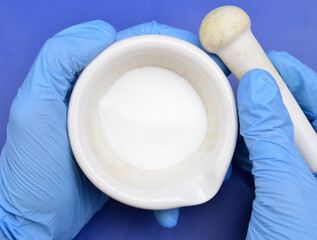 Potassium metabisulfite, K2S2O5, also known as potassium pyrosulfite.