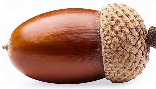 Isolated Acorn Close Up