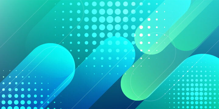 Dark Blue, Green vector layout with flat lines and dots. Decorative shining illustration with lines, dots on abstract template. The pattern can be used as ads, poster, banner for commercial.