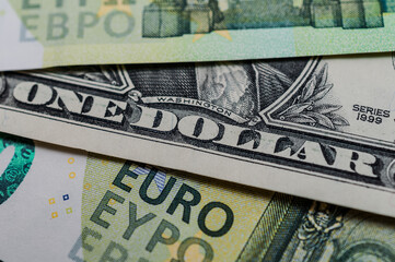 Porträt auf der 1 US Dollar Banknote