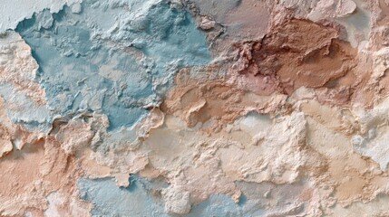 Obraz premium Textured Abstract Background in Soft Pastel Tones with Varied Surface Depths and Subtle Color Gradations for Artistic Use