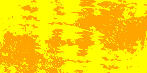 Grunge lemon, burnt yellow, gold, orange gradient, rough painted brush stroke texture, cheerful and attractive abstract background design elements. eps 10