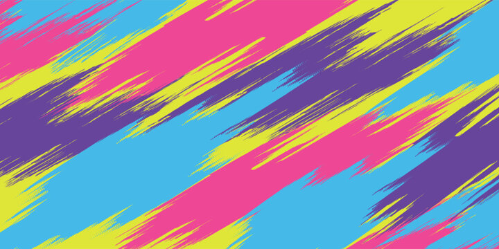 Modern jersey design with colorful abstract lines sublimation, sports background, cheering, running, cycling, basketball, netball, event, team, vector illustration. eps 10