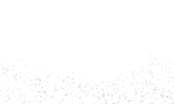 Molecules on gray background. Used for design healthcare, science and medicine background. DNA strand. Molecular structures