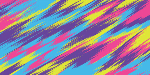 Modern jersey design with colorful abstract lines sublimation, sports background, cheering, running, cycling, basketball, netball, event, team, vector illustration. eps 10