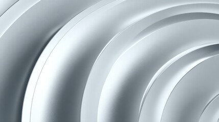 Obraz premium Abstract silver swirl pattern with soft curves and smooth textures creating a modern and sleek visual appeal for backgrounds
