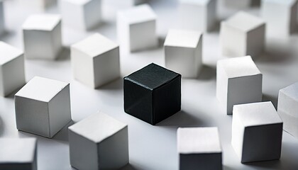 Black Cube Amongst Whites