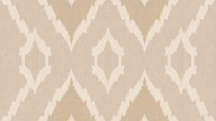 Neutral Harmony Minimal Ikat Fabric Pattern