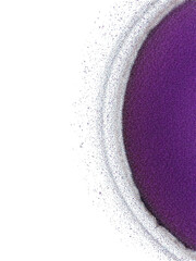 Shimmering purple powder and sparkling silver dust texture, great for makeup, holiday visuals, or luxury graphic design