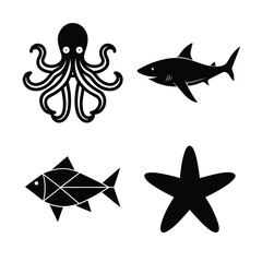 vector illustration of a fish