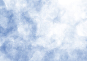 Obraz premium Soft Blue Watercolor Cloudy Texture Background | Gentle Sky Tone Abstract Design, Light Pastel Wash