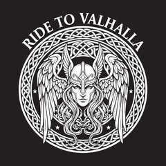 Obraz premium Ride to Valhalla — Runic Crest