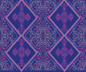 seamless damask pattern