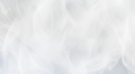 Fototapeta premium Abstract White Silk Fabric Background with Soft, Subtle Curves and Light Refractions