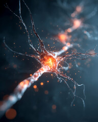 Neuron Transmission A Microscopic Neural Network Visualisation