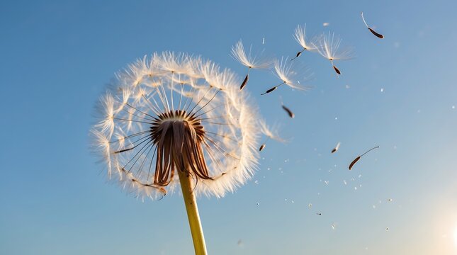 dandelion seed head