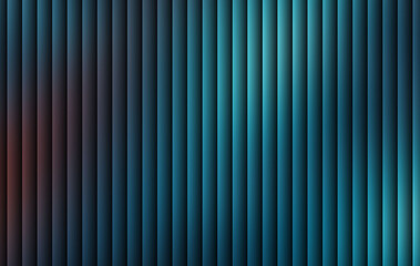 Blue and teal gradient background with bright glossy vertical stripes and smooth glowing abstract design