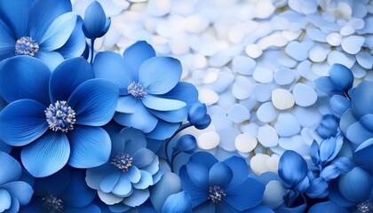 Beautiful Blue Flowers Floral Arrangement Wallpaper Background Aesthetic Flower Blossom Bloom Petal Nature 100 Char