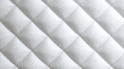 Obraz premium Elegant Textured White Upholstery Fabric with Quilted Patterns for Interior Design and Home Decor Projects