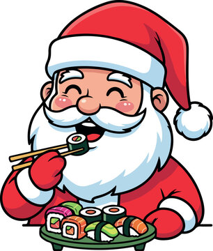 Funny Santa Clues, T-shirt Design, Generative Ai