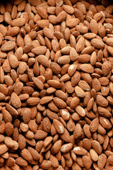 Almonds Close-Up Macro Shot