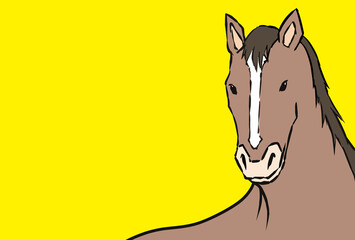 年賀状, 午年, 馬, 午, 謹賀新年, 和風, 和柄, 筆文字, 文字, 手書き, ハッピーニューイヤー