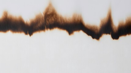 Abstract brown streaks on white background