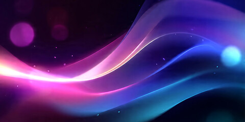 Minimal abstract particle wave, soft digital background, elegant futuristic motion lines, clean smooth design, dark gradient wallpaper.