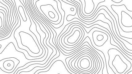 Topographic Contour Map Background. Abstract Vector Wave Grid With Mountain Relief. This Title Retains The Essential Keywords (Topographic, Vector, Contour, Map, Wave, Mountain) Abstract topographic.