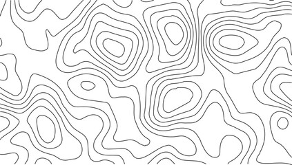 Topographic Contour Map Background. Abstract Vector Wave Grid With Mountain Relief. This Title Retains The Essential Keywords (Topographic, Vector, Contour, Map, Wave, Mountain) Abstract topographic.