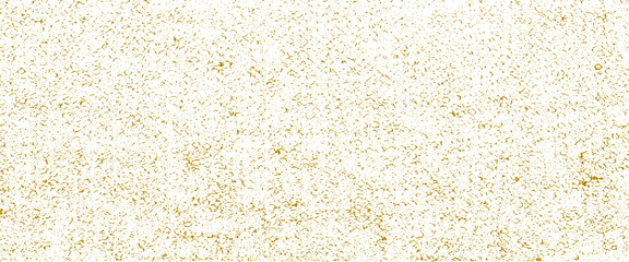 abstract gold dust magic glitter  white background. Elegant gold foil overlay for luxury design branding and festive graphics. Shine falling gold dust lights. Christmas glowing bokeh and glitter.
