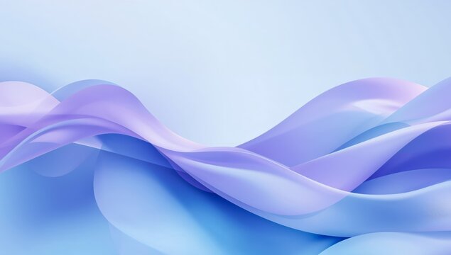 Abstract Fluidity. A Symphony of Lavender and Blue, Soft Waves and Subtle Textures.