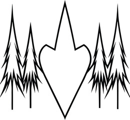 hand drawn vector illustration of an abstract background