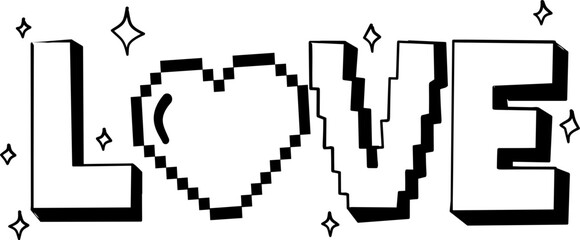 Y2K Digital Aesthetic Set with 90s Pixel Style Elements and Pastel Tech Graphics