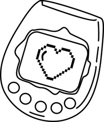 Y2K Digital Aesthetic Set with 90s Pixel Style Elements and Pastel Tech Graphics