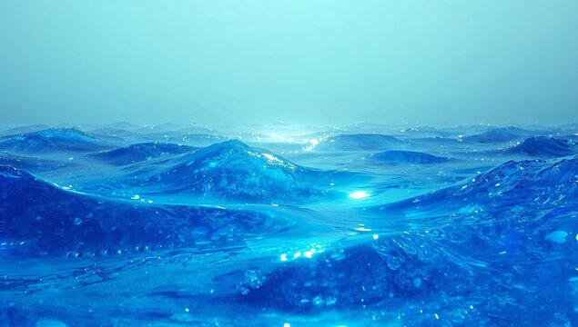 Aqueous Heights. Shimmering Abstraction of Surface Dynamics, Fluid Forms and Luminosity.