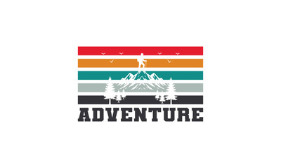Advanture Quotes Adventure T Shirt Design.Camping T-Shirt Design. Travel T Shirt Design.Hiking T Shirt Design.Adventure T Shirt Design Vector
