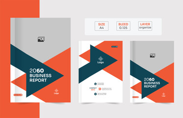 latest business profile template, bi-fold brochure design