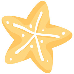 Star Decoration Vector | Star Ornament Clipart | Festive Star Illustration