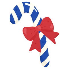 Blue Porcelain Christmas Decorations | Delft Blue Holiday Clipart | Blue and White Winter Vector