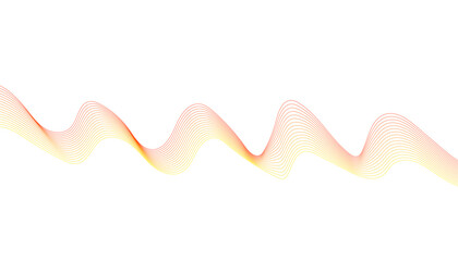 Clean, modern design element for header or footer. Vibrant yet delicate wavy line background graphic.