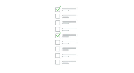 Streamlined checklist for your business process, ensuring all tasks are completed efficiently and accurately, perfect for project management and organization