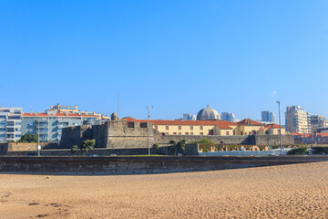 Obraz premium St. John the Baptist of Foz Fort in Porto, Portugal